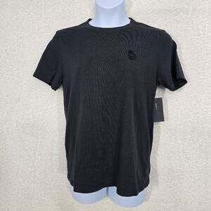 Spiritual Gangster Vintage Black Monogram Short Sleeve Crewneck T-Shirt Small